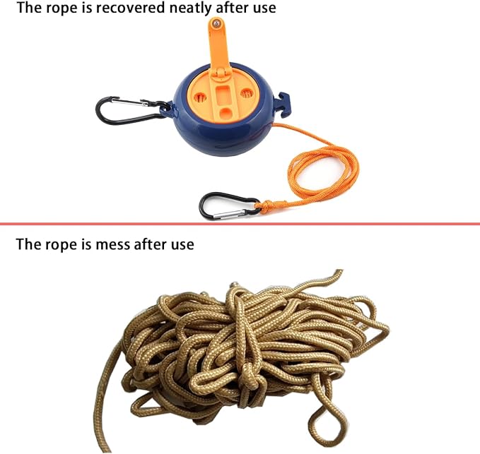 32Ft Portable Travel Clothesline is Also an Outdoor Camping Clothesline - Image 8