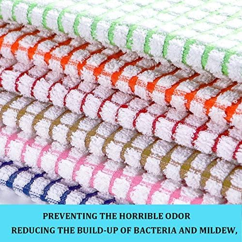 LAZI Kitchen Dish Towels, 16 Inch x 25 Inch Bulk Cotton Kitchen Towels - Image 5