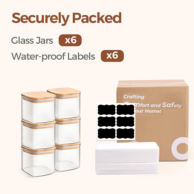 ComSaf Square Glass Containers - Image 8