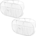 2 Pack Collapsible Laundry Baskets, Upgrade Pop Up Laundry Hamper by BATTOO