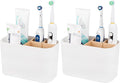 Toothbrush and Toothpaste Holder, 4 Slots by Heagoale