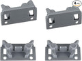 W10195622 Dishwasher Rack Stop Clip 4 Pack Dishrack Slide Rail Clips Fits for Whirl-pool Ken-more Replaces AP4566222 PS11750071