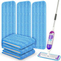 6 Pack Reusable Mop Pads Compatible by ILAVCOOL