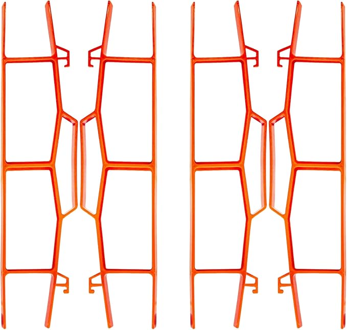 17.5" Plastic Cord Wrap Organizer – 4 Pack Orange Cable Organizer by Unknown