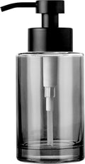 Enra Black Soap Dispenser, Glass Liquid Soap Pump by Enra