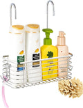 YQh hanging shower rack, bathroom storage rack, shampoo bracket, the back hook by YQh