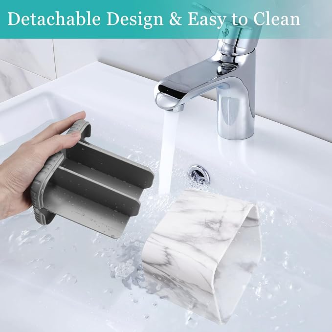 Toothbrush Holder for Bathrooms, Toothbrush Organizer | Easy To Clean, 4 Slots - Image 3