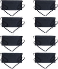BOHARERS Waist Apron with 3 Pockets - Black Waitress Waiter Server Short Aprons
