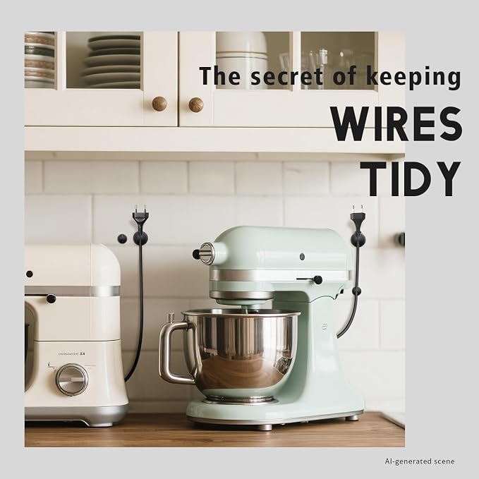 SmiLife Cable Clips, Phone Cord Organizer - Image 4