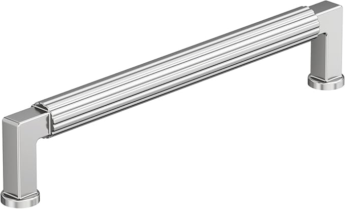 Amerock Ballard 6-5/16 inch (160mm) Center-to-Center Polished Chrome Cabinet Pull, BP3764526