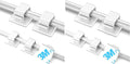 100 PCS Adhesive Cable Clips White, Upgraded Wall Wire Holder by TidyHelper