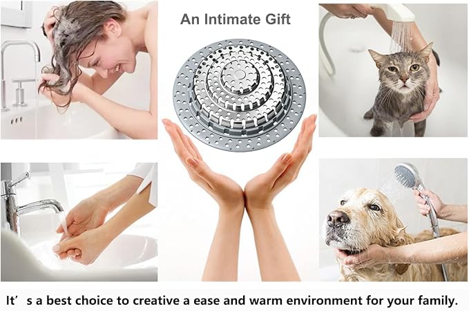 XAJOON Bathtub Drain Hair Catcher，Bathtub Protector Suitable - Image 2