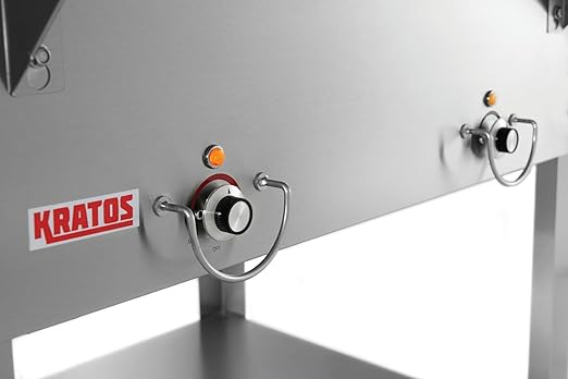 Kratos Commercial Electric Steam Table/Hot Food Table with Overshelf and Sneeze Guard, 2 Wells, Stainless Steel, Stationary, NSF, 120V (28W-191)