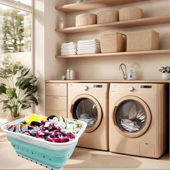 SAMMART 42L Collapsible Plastic Laundry Basket - Image 5