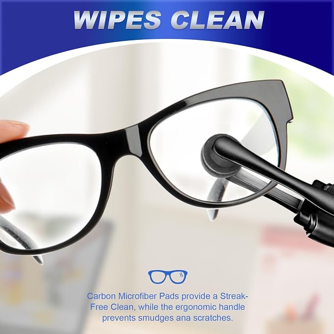 3PCS Eyeglass Cleaner, Carbon Fiber Tool - Image 3