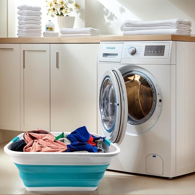 SAMMART 41L Collapsible Plastic Laundry Basket - Image 8