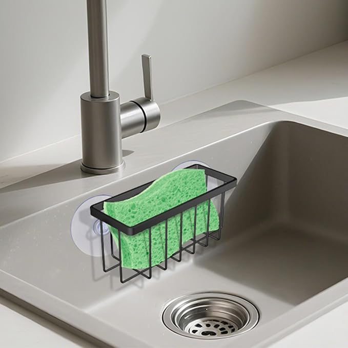 Sponge Holder for Kitchen Sink, Kitchen Sponge Holder, Sink Caddy for Sponges - Image 5