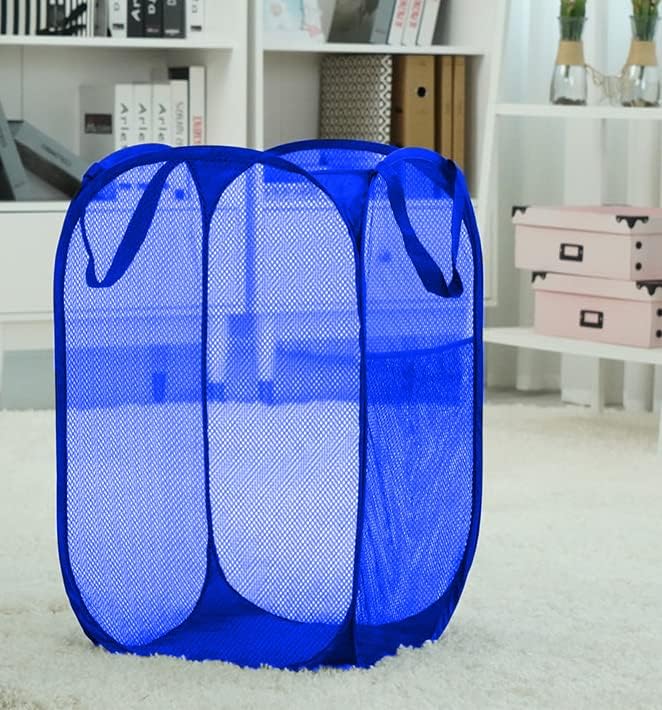 Mesh Laundry Hamper, Pop Up Laundry Basket, Collapsible Clothes Storage Bin - Image 5