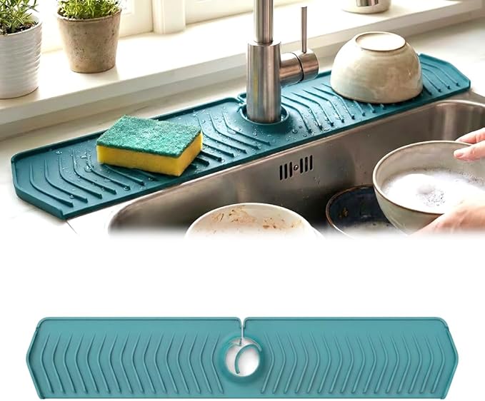 Kitchen Sink Faucet Mat, 2025 New Foldable Faucet Mat by YAUNJI