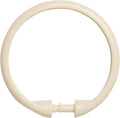 Kenney - Shower Curtain Rings, Rust-Proof Plastic Hooks by Kenney
