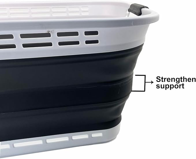 SAMMART 42L Collapsible Plastic Laundry Basket - Image 7