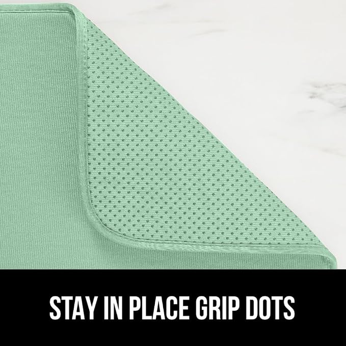 GORILLA GRIP Ultra Water Absorbent Microfiber Dish Drying Mat, Quick Dry Thick - Image 4