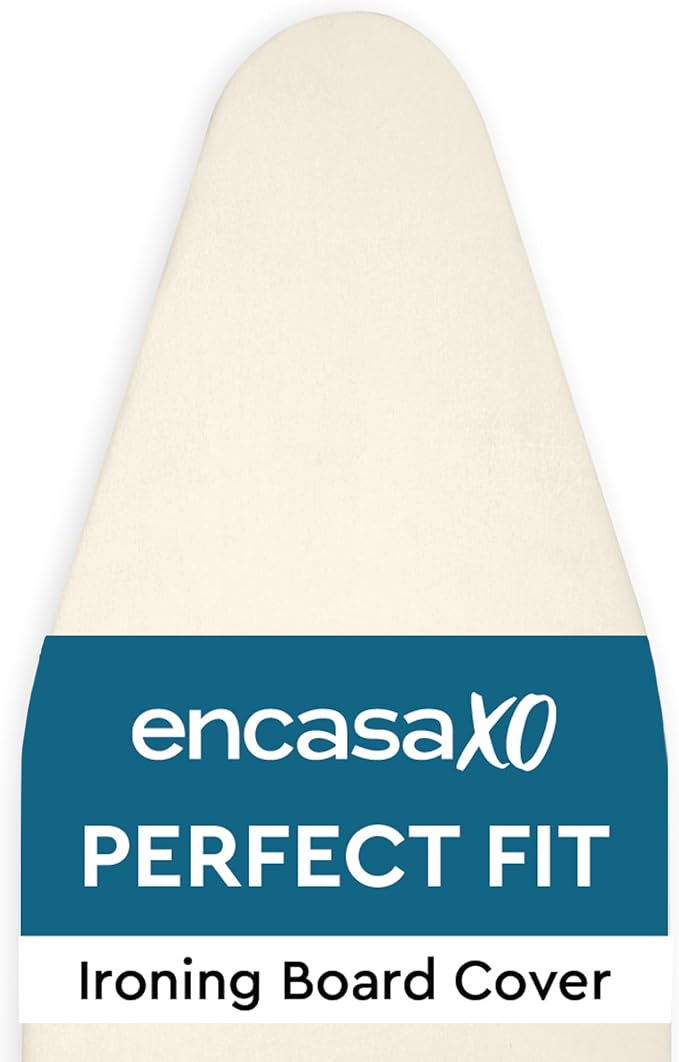 Encasa XO Ironing Board Cover and Pad, Wide 49"x18" by EncasaXO
