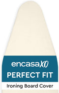 Encasa XO Ironing Board Cover and Pad, Wide 49"x18" by EncasaXO