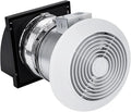 512M 6-inch Through Wall Exhaust Fan, 【Fast Deodorize, Dehumidify & Metal Exhaust Vent Cap, Corrosion-Resistant】80 CFM 4.0 Sones, Bathroom Wall Exhaust Fan, with Retractable Duct&Non-Return Flap