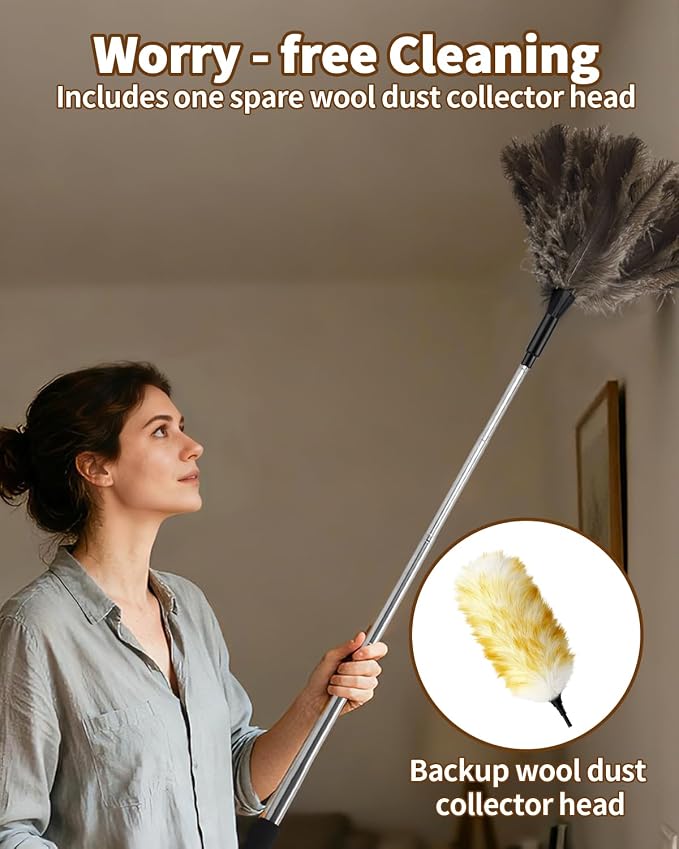 Extendable Ostrich Feather Duster - Image 6