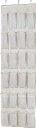 Amazon Basics 24 Medium Mesh Pocket Over-the-Door Hanging Shoe Organizer by AmazonBasics