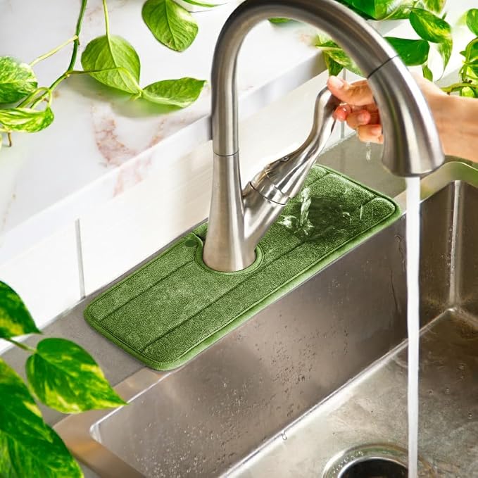 Ternal Original SINKMAT 15in Faucet Splash Guard Extra Long Microfiber Sink - Image 2