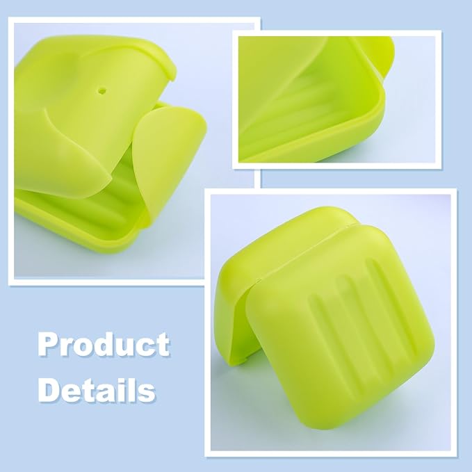 Cosmetic Cotton Pad Holder 4 PCS Plastic Cotton Square Holder - Image 3