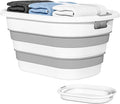 OOAMBB 43L Collapsible Laundry Basket Plastic | Pop Up Laundry hamper/Storage by OOAMBB