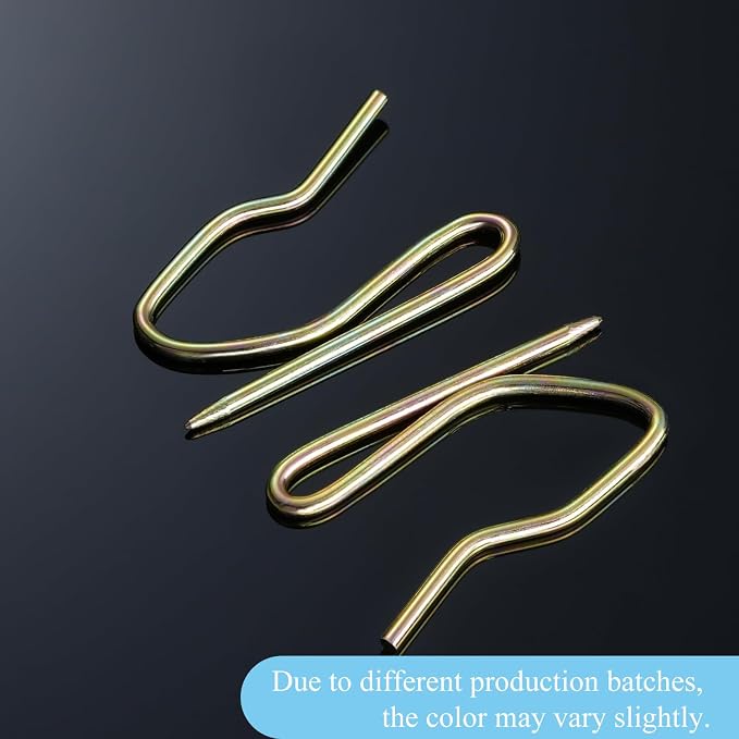 Sopito 58Pcs Curtain Hooks for Door Window Shower Curtain, Bronze | 1.2 Inches - Image 5