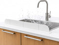 30 inch Premium Kitchen Sink Silicone Water Splash Guard Size Upgrade 30" and by EatPlayLove