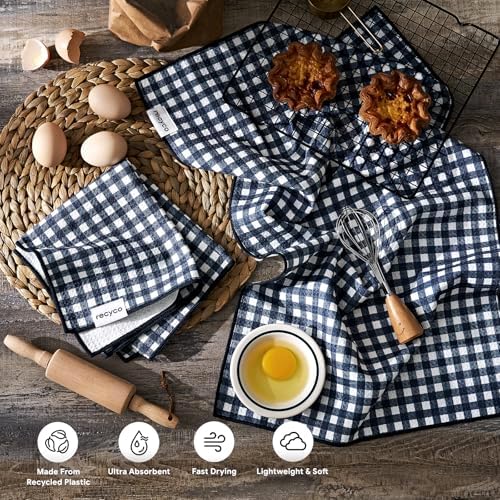 RECYCO Waffle Kitchen Towel Set of 2 - Image 2