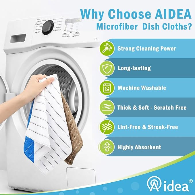 AIDEA Kitchen Towels, Absorbent Dish Cloth - Image 3