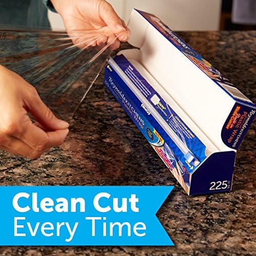 Reynolds Kitchens Clear Plastic Wrap, Built-In Slide Cutter, 225sq ft - Image 3