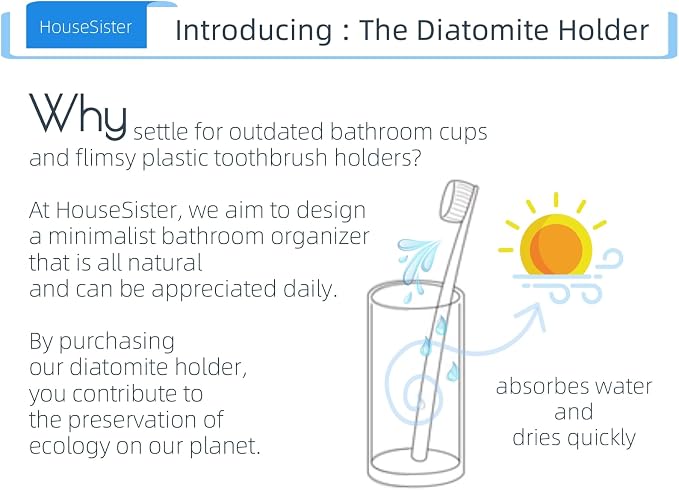 Fast-Drying Diatomite Toothbrush Holder - Image 7