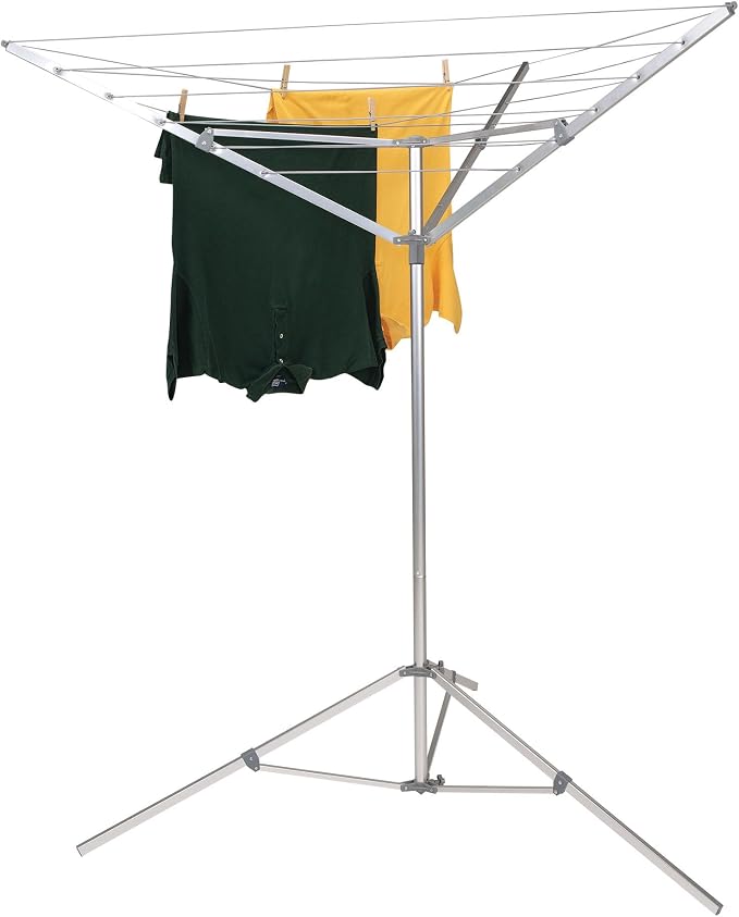 Household Essentials Portable Umbrella Clothesline, 64 Ft of Hanging Space by HouseholdEssentials