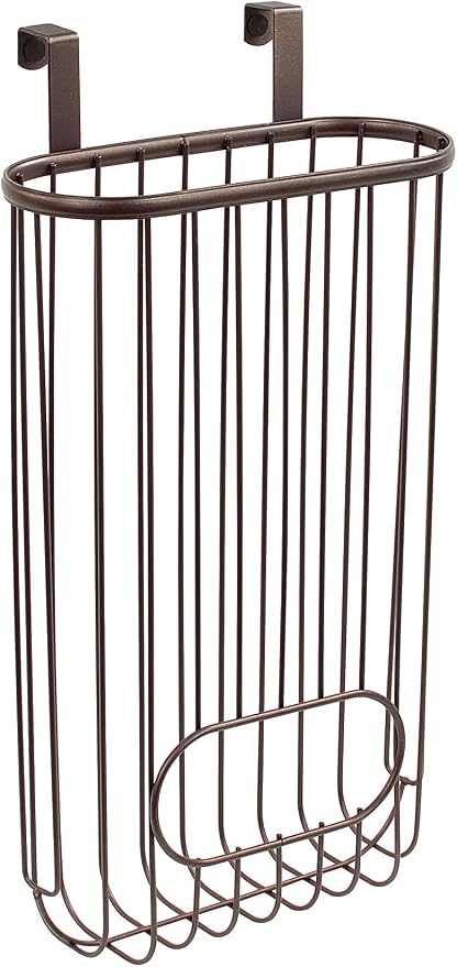 Spectrum Ashley Over Cabinet Door Grocery Holder Hanging Bag Dispenser by Unknown