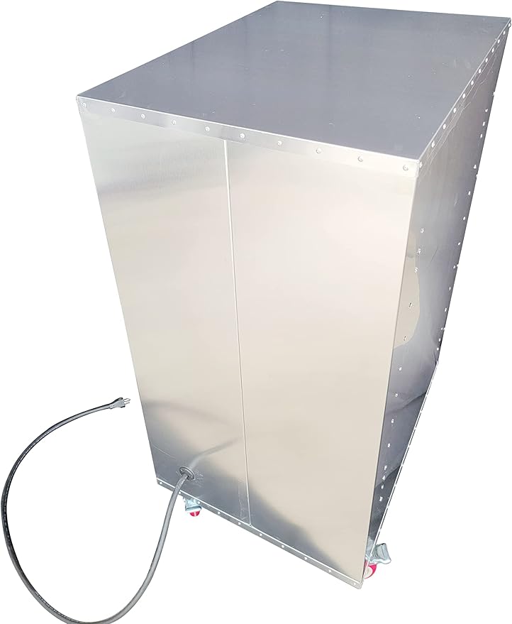 HeatMax 4 Foot Large Commercial Electric Food Warmer Holding Cabinet for Full Size Pans, Churches, Schools, Catering, Fully Assembled, Made in USA with Service and Support, 120V Plug