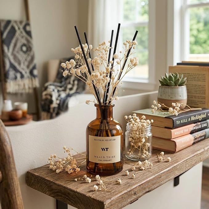 Coconut & Vanilla Scent Reed Diffuser Set - Image 5