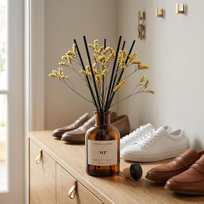 Reed Diffuser Set for Bathroom Air Fresheners, Oil Diffuser Sticks - Image 3