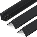 Sasylvia 10 Pcs 1/2 x 1/2 x 36 Inches Wall Corner Protector Guards, Avoid Scratching Scuffs, Black Vinyl Corner Trim Molding, Ease Install & Cleaning for Door Countertop Furniture Cabinet Protection