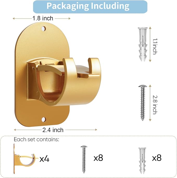 No Drill Self Adhesive Curtain Rod Hook - Image 4