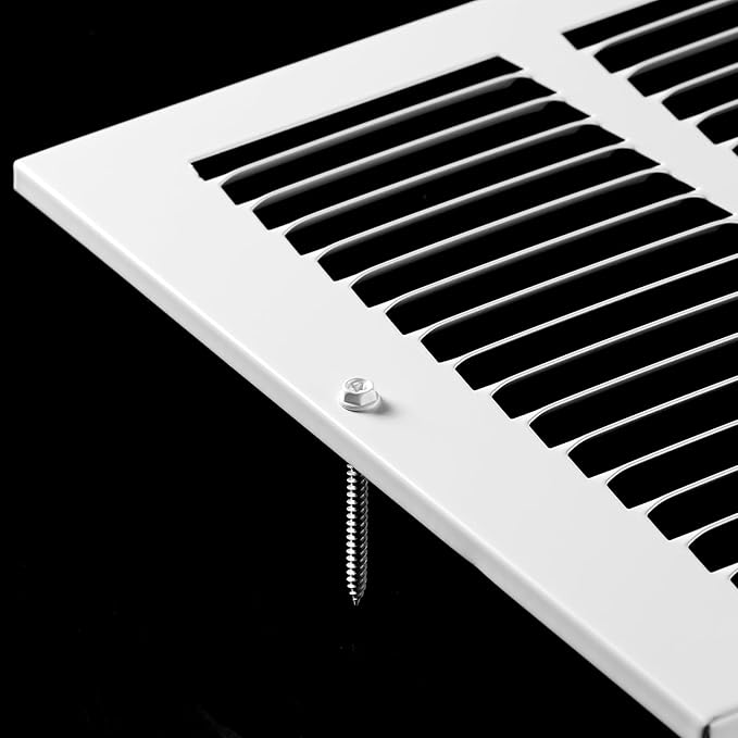 20x20 Return Air Grille(Duct Opening Size),Air Return Vent Cover,Flat Vent Cover,Rejillas De Aire Acondicionado para Casa,Return Air Grilles,Outer Dimensions:21.75"Wx21.75"H(20"Wx20"H, Duct Opening)