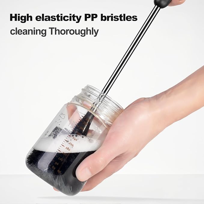 4 Pack Bottle Brush, Long Scrub Cleaning Brushes - Image 2
