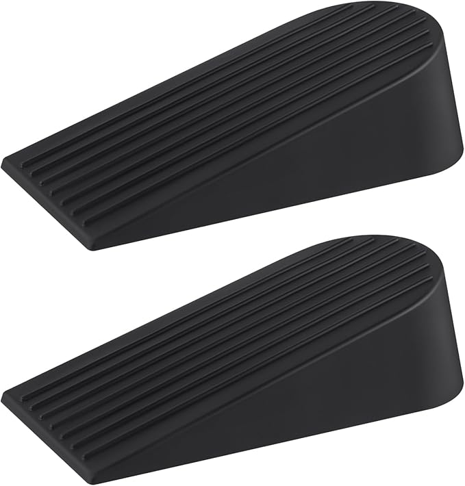 JZWBLILY Big Door Stoppers for Bottom of Door on Floor, Premium Big Rubber Door by JZWBLILY